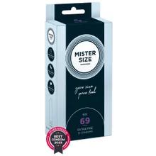 Kondome „69 mm“, transparent, hauchdünn, feucht Kondome „69 mm“, transparent, hauchdünn, feucht