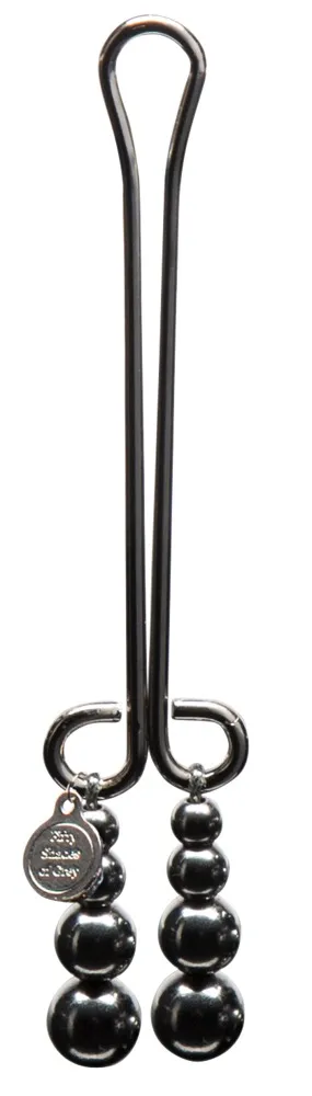 Klitorisklemme „Just Sensation“ mit Kugelketten Klitorisklemme „Just Sensation“ mit Kugelketten