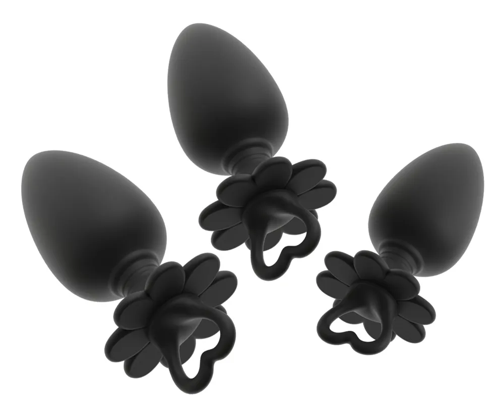 3-teiliges Analplug-Set 3-teiliges Analplug-Set