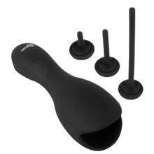 Eichelvibrator "Glans Masturbator with 3 attachable Dilators" mit 3 Dilatoren, 10 Vibrationsmodi, wiederaufladbar Eichelvibrator "Glans Masturbator with 3 attachable Dilators" mit 3 Dilatoren, 10 Vibrationsmodi, wiederaufladbar