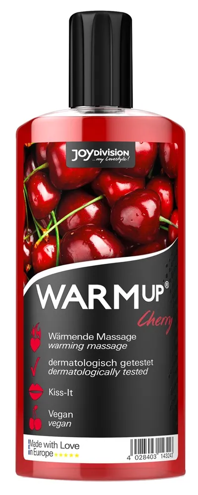 Massageliquid „WARMup“ mit Wärme-Effekt Massageliquid „WARMup“ mit Wärme-Effekt