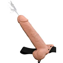 Umschnalldildo „Hollow Strap-on Squirting“ mit Spritzfunktion Umschnalldildo „Hollow Strap-on Squirting“ mit Spritzfunktion