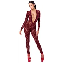 Overall „Kink Royal“ mit Samtflockprint-Ornamenten Overall „Kink Royal“ mit Samtflockprint-Ornamenten