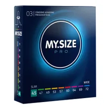 Kondome „MY.SIZE pro 45 mm“ allergenarm Kondome „MY.SIZE pro 45 mm“ allergenarm