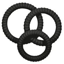 3-teiliges Penisringset „Lust hoch 3“ 3-teiliges Penisringset „Lust hoch 3“