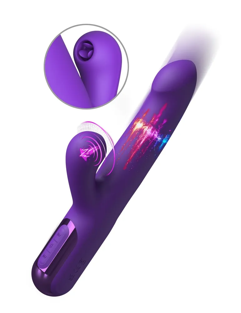 Rabbitvibrator „Super Sonix Thruster“ mit Stoßfunktion Rabbitvibrator „Super Sonix Thruster“ mit Stoßfunktion