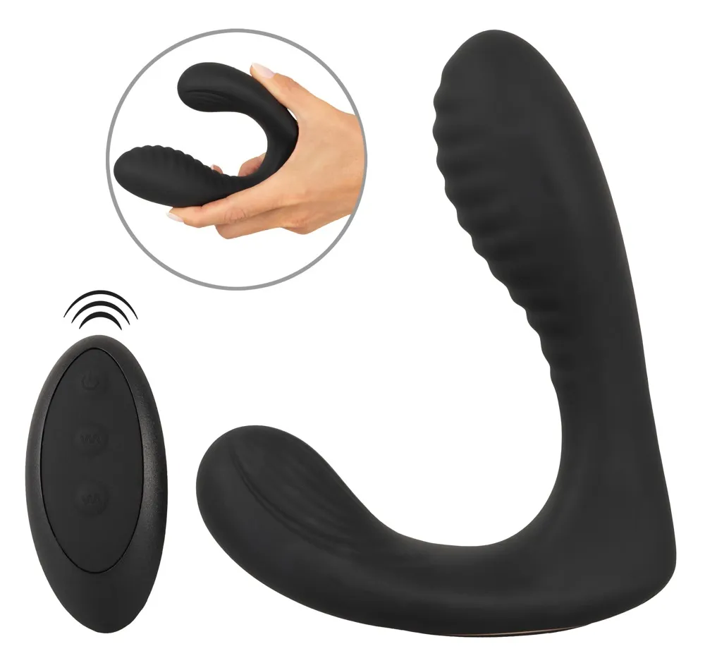 Prostata-Vibrator „Intense“ mit Fernbedienung Prostata-Vibrator „Intense“ mit Fernbedienung