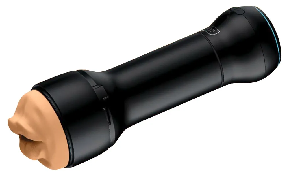 „PowerBlow + Feel Victoria June Mouth Combo”, Saug-Aufsatz & Masturbator im Set „PowerBlow + Feel Victoria June Mouth Combo”, Saug-Aufsatz & Masturbator im Set