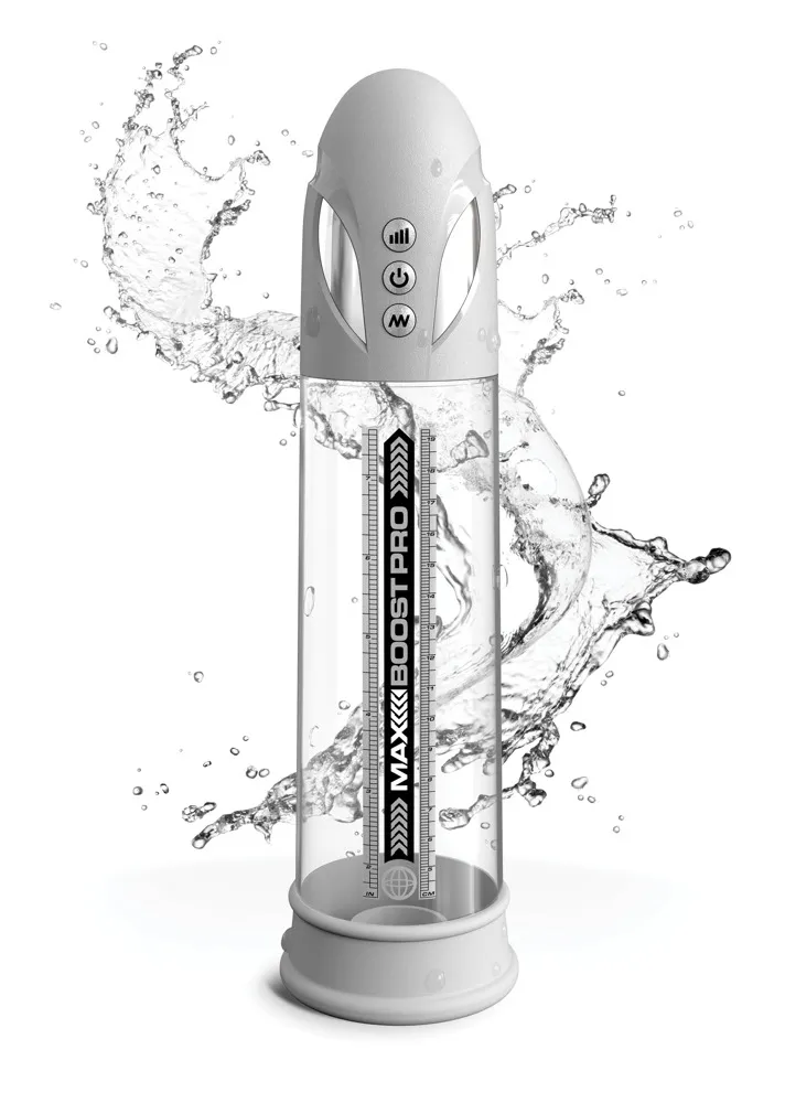 Penispumpe „Max Boost Pro Flow“ mit automatischer Saugkraft Penispumpe „Max Boost Pro Flow“ mit automatischer Saugkraft