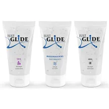 3-teiliges Gleitgel-Set „Just Glide“ 3-teiliges Gleitgel-Set „Just Glide“