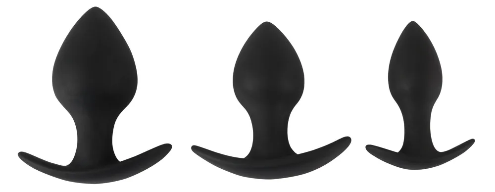3-teiliges Analplug-Set 3-teiliges Analplug-Set