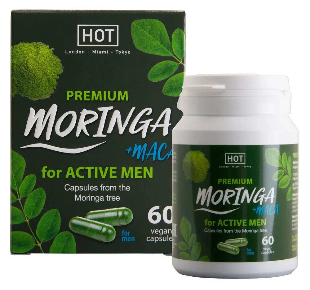 „Pure Moringa + Maca Man Power“, Power-Kapseln für den (sex-)aktiven Mann „Pure Moringa + Maca Man Power“, Power-Kapseln für den (sex-)aktiven Mann