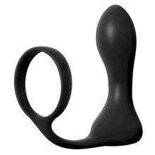 Penis-Hodenring „Rechargeable Ass-Gasm Pro“, mit Analplug Penis-Hodenring „Rechargeable Ass-Gasm Pro“, mit Analplug