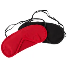 „Augenmasken“, 2 Stück in Rot und Schwarz „Augenmasken“, 2 Stück in Rot und Schwarz