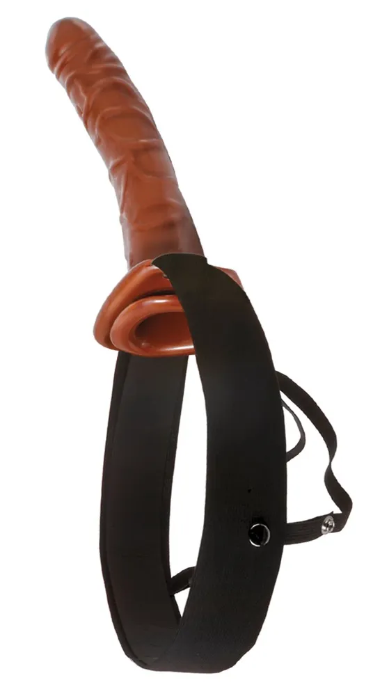 Umschnalldildo „10“ Chocolate Dream Hollow Strap-on“, hohl Umschnalldildo „10“ Chocolate Dream Hollow Strap-on“, hohl