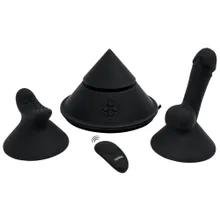 Sexmaschine „Cone“ mit 2 Silikon-Aufsätzen und Fernbedienung Sexmaschine „Cone“ mit 2 Silikon-Aufsätzen und Fernbedienung