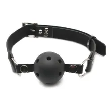 Knebel „Breathable Ball Gag“, Beißball mit Atemlöchern Knebel „Breathable Ball Gag“, Beißball mit Atemlöchern