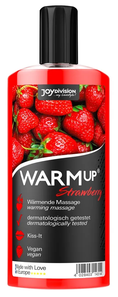 Massageliquid „WARMup“ mit Wärme-Effekt Massageliquid „WARMup“ mit Wärme-Effekt