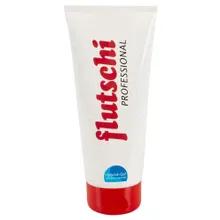 Gleitgel „Flutschi Professional“ auf Wasser- und Silikonbasis Gleitgel „Flutschi Professional“ auf Wasser- und Silikonbasis