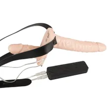 Umschnallvibrator „Strap-On Duo“ mit 2 Vibratoren Umschnallvibrator „Strap-On Duo“ mit 2 Vibratoren