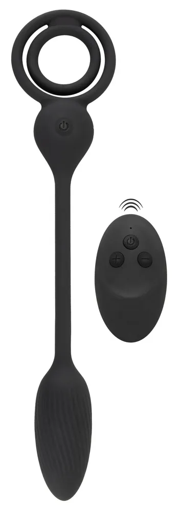 Vibro-Analplug mit Penis-/Hodenring Vibro-Analplug mit Penis-/Hodenring