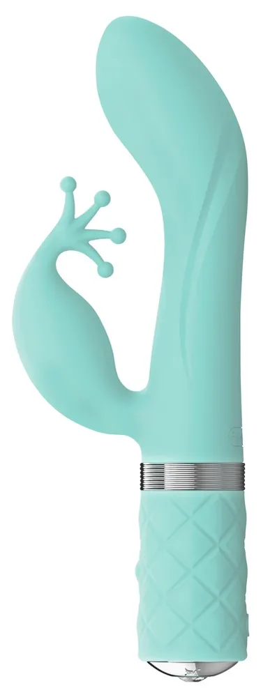 Rabbitvibrator „Kinky Luxurious Dual Massager“ mit Swarovski®-Kristall Rabbitvibrator „Kinky Luxurious Dual Massager“ mit Swarovski®-Kristall