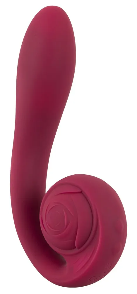 „Bendable Spot-on Vibrator“ mit biegbarer Rose für die Klitoris „Bendable Spot-on Vibrator“ mit biegbarer Rose für die Klitoris