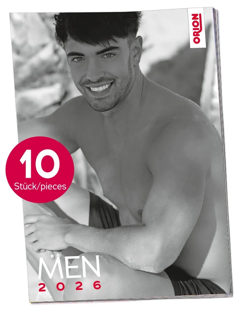 Pin-up Kalender „Men 2026“ im 10er-Pack Pin-up Kalender „Men 2026“ im 10er-Pack