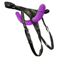 „Super Soft Double Strap-On“ mit herausnehmbarem Doppeldildo „Super Soft Double Strap-On“ mit herausnehmbarem Doppeldildo