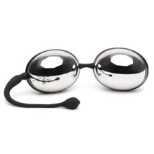 Liebeskugeln „Inner Goddess Silver Jiggle Balls“, 2 Kugeln, Ø 3,6 cm, 67 g Liebeskugeln „Inner Goddess Silver Jiggle Balls“, 2 Kugeln, Ø 3,6 cm, 67 g