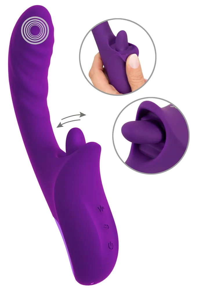 Vibrator „be Naughty“ mit Zungen-Klitorisreizer Vibrator „be Naughty“ mit Zungen-Klitorisreizer