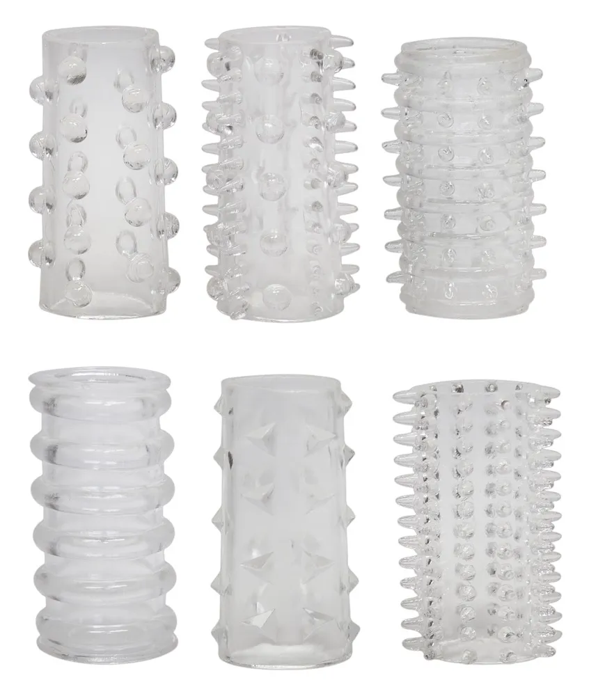 6-teiliges Penismanschettenset „Red Roses“ 6-teiliges Penismanschettenset „Red Roses“