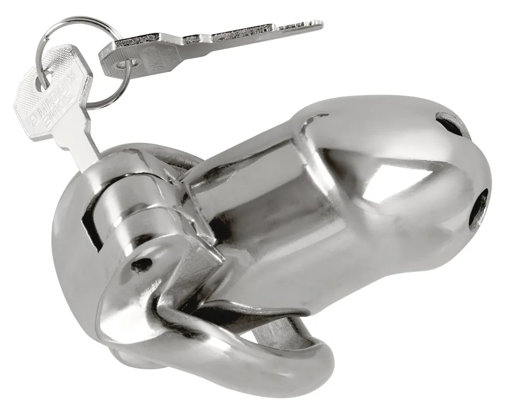 Peniskäfig „Chastity Cage Short“ aus Edelstahl, 289 g schwer Peniskäfig „Chastity Cage Short“ aus Edelstahl, 289 g schwer