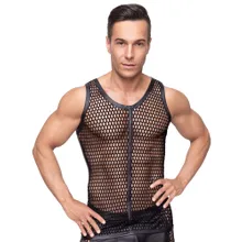 Shirt mit Grobnetz-Front und Rücken im Mattlook Shirt mit Grobnetz-Front und Rücken im Mattlook