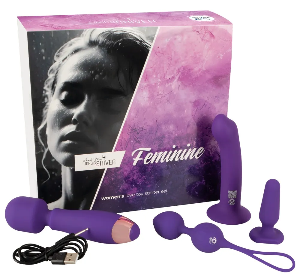 4-teiliges Paket „Women Love Toy Starter Set Feminine“ 4-teiliges Paket „Women Love Toy Starter Set Feminine“