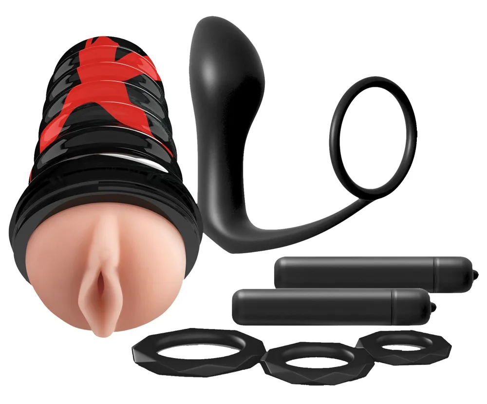 7-teiliges Toy-Set „Ass-gasm Extreme Vibrating Kit“ für Männer 7-teiliges Toy-Set „Ass-gasm Extreme Vibrating Kit“ für Männer