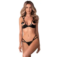 Ouvert-Set „Keira Lise“ aus Lack Ouvert-Set „Keira Lise“ aus Lack