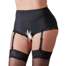 Slip ouvert mit abnehmbaren Strapsen Slip ouvert mit abnehmbaren Strapsen