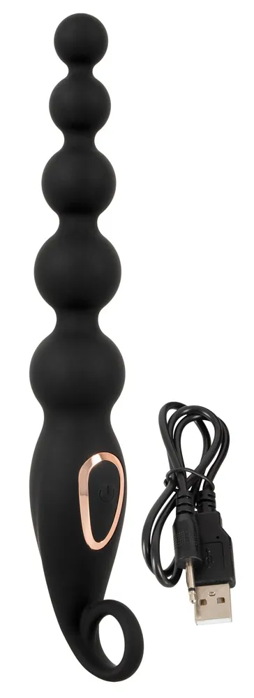 Analvibrator „Anal Beads with Vibration“ mit flexibler Kugelspitze Analvibrator „Anal Beads with Vibration“ mit flexibler Kugelspitze