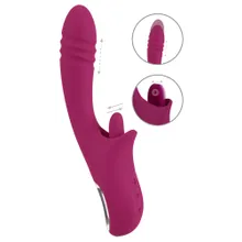 Stoßvibrator mit Vibro-Zunge für Klitoris Stoßvibrator mit Vibro-Zunge für Klitoris