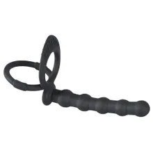 Penis-/Hodenring „Cock & ball ring“ mit Analdildo Penis-/Hodenring „Cock & ball ring“ mit Analdildo