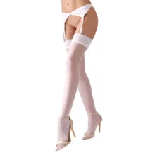 Straps-Strümpfe mit 7 cm breitem Spitzenabschluss Straps-Strümpfe mit 7 cm breitem Spitzenabschluss