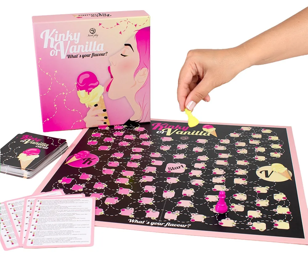 Paarspiel „Kinky or Vanilla“ mit spicy Fragen & Challenges Paarspiel „Kinky or Vanilla“ mit spicy Fragen & Challenges