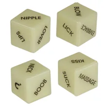 Liebeswürfel-Set „Glow in the Dark Love Dice“, englisch, 2 Stück Liebeswürfel-Set „Glow in the Dark Love Dice“, englisch, 2 Stück