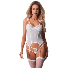 Strapshemd „Arrowel“ aus Tüll und Spitze Strapshemd „Arrowel“ aus Tüll und Spitze