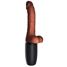 Stoßvibrator „7,5“ Thrusting Cock with Balls“ mit Wärmefunktion, 7 Vibrationsmodi Stoßvibrator „7,5“ Thrusting Cock with Balls“ mit Wärmefunktion, 7 Vibrationsmodi
