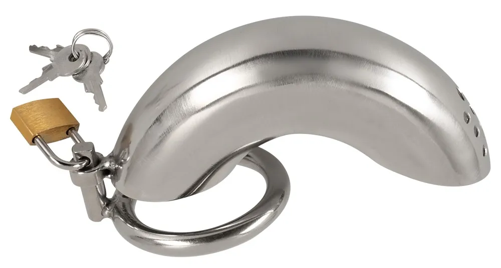 Peniskäfig „Chastity Cage Long“ aus Edelstahl, 193 g schwer Peniskäfig „Chastity Cage Long“ aus Edelstahl, 193 g schwer