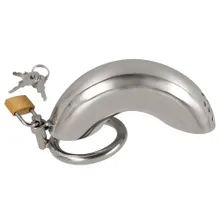 Peniskäfig „Chastity Cage Long“ aus Edelstahl, 193 g schwer Peniskäfig „Chastity Cage Long“ aus Edelstahl, 193 g schwer