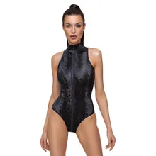 Body in mattglänzender Schlangenhaut-Optik Body in mattglänzender Schlangenhaut-Optik