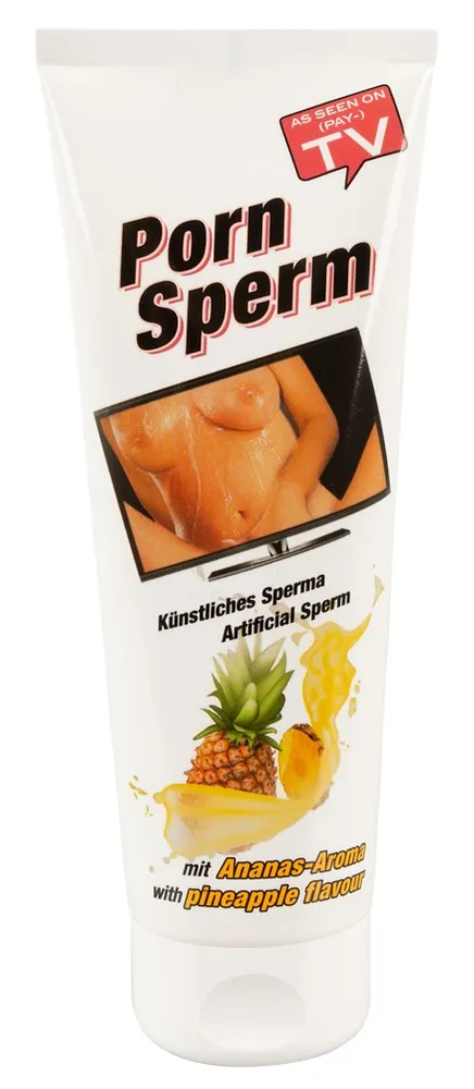 Erotikgel „Porn Sperm Pineapple" mit Ananas-Aroma Erotikgel „Porn Sperm Pineapple" mit Ananas-Aroma